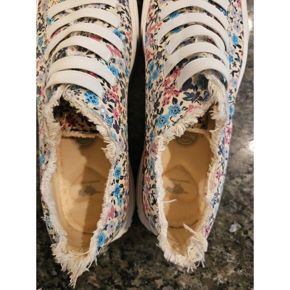 Rocket Dog Jokes Rewoven Cotton Slip-On w/ plush foam Size 7 Women Floral - Picture 7 of 8